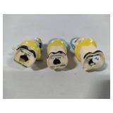 Ceramic Art Studio (CAS) Asian Salt & Pepper Shakers
