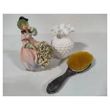 Vintage Decor & Hairbrush