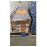 (8) Cap A Tread Brown Oak 47 in L x 12.15 in W x 42.92 mm T Vinyl Overlay Stair Tread and Reversible Riser Kit