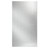 (2) Delta 24-3/8 in. x 63-1/8 in. x 1/4 in. (6mm) Frameless Pivoting Shower Door Glass Panel in Rain (For 27-30 in. Doors)