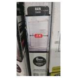 (2) Delta 29-3/4 in. x 67-3/4 in. x 1/4 in. (6 mm) Frameless Sliding Shower Door Glass Panels in Rain (For 50-60 in. Doors)