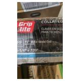 Grip-Rite 1-1/4 in. x 0.120-Gauge 15° Smooth Shank Electrogalvanized Wire Collated Coil Roofing Nails 7,200 per Box