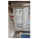 MMI DOOR 63 in. x 81.75 in. Clear Glass Internal Blinds Fiberglass Smooth Prehung Right Hand Full Lite Stationary Patio Door
