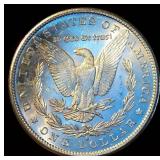 AU+ 1897-S Morgan Silver Dollar, Original Surfaces w/Full Luster