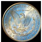 Uncirculated 1898-O Morgan Silver Dollar, Original Surfaces w/Near Full Luster