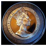 1990 Isle of Man 150th Anniversary of the Penny Black Stamp, Lower Mintage Proof, CuNi, KM#267