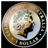 2018 Australian Silver Kookaburra 1oz, 1st Year of .9999 Fine, Mint Fresh