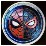 2023 New Zealand 2 Dollars, Colorized 1oz 999 Silver Round, Marvel Spiderman #21 of the Series