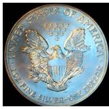 Uncirculated 2002 US Silver Eagle Dollar
