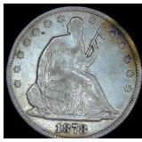 VG+/F 1878 Seated Liberty Half Dollar