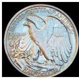 AU/AU+ 1940-S Walking Liberty Half Dollar, Original Surfaces w/Near Full Luster
