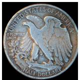 Key Date 1938-D Walking Liberty Half Dollar, Original Surfaces