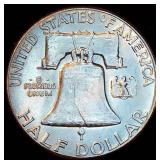 Uncirculated 1963 Franklin Half Dollar, Near Full Luster