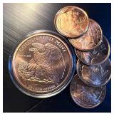 (10) Ounces of Copper Bullion