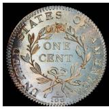 Set of (5) US Made Gallery Mint Museum Copper Coins, Precision Replicas of 1794 and 1796 Flowing Hair & Liberty Cap Coins
