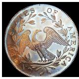 Set of (5) US Made Gallery Mint Museum Copper Coins, Precision Replicas of 1794 and 1796 Flowing Hair & Liberty Cap Coins