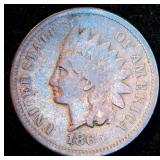 Better Date 1865 Indian Cent, Fancy 5