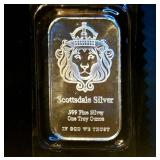 Mint Sealed 1oz 999 Scottsdale Silver Bar