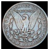 Semi Key F/F+ 1896-S Morgan Silver Dollar, Original Surfaces