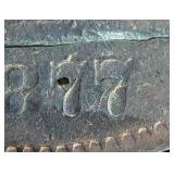1877-S Seated Liberty Half Dollar, VG, Strike Doubling at Date