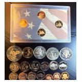 $4.67 FV Clad Proof Coins incl Ike & Sac Dollars