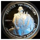 1982 Proof Silver Washington 250th Commemorative Half Dollar