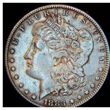 VF+ 1883-P Morgan Silver Dollar, Original Surfaces