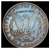 VF/VF+ 1890-P Morgan Silver Dollar, Original Surfaces