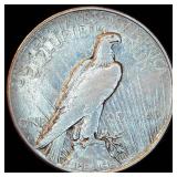 Semi Key 1927-S Peace Silver Dollar, details