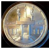 Gem BU 1984 90% Silver Dollar Los Angeles Olympiad Commemorative, .773 ASW