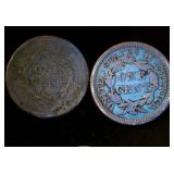 Rough 1847 & 1850 Large Cents