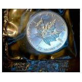 Mint Sealed Semi Key 1991 9999 Silver Maple Leaf