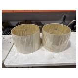 Pair of Cylindrical Lamp Shades