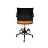 Kimball Draft Chair Orange Retails new for $699