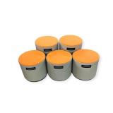 Steelcase Turnstone Buoy Orange & Grey Seats that retail new for $395 each