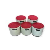 Steelcase Turnstone Buoy Red & Grey Seats that retail new for $395 each