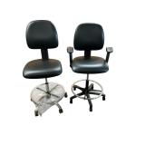 Brand New Two Super Scientific Drafting Stools -1 with Arms/ 1 w/out Arms