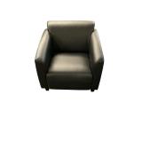 Black Leather Club Chair