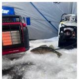 3 Nights Lodge Stay, 1 Day Ice Fishing Adventure + 2 Snowmobiles for 1 Day (February 1-6, 2026)