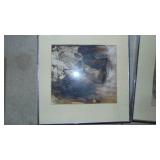 3- Framed Prints. 2- 16" x16" Margret Beckoman? and other one is 27" x34.5"