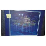 1984 Gilbert Williams Moon Temple 108/400, 34.5" x 33"