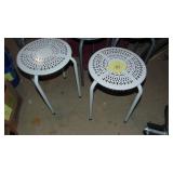 5- Small Metal Tables