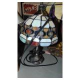 2- Leaded Glass Table Lamps