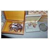 Assorted Boxes and Jewelry