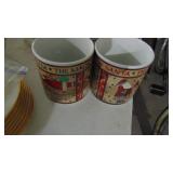 Set of Christmas China