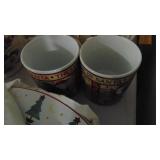 Set of Christmas China