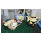 3- Assorted Newer Teapots