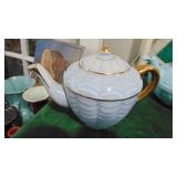 3- Light Blue Teapots, Hull and Other