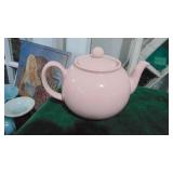 3-Vintage Pink Teapots, Hull