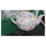 3- Floral Teapots, Royal Albert has a chip on the inside